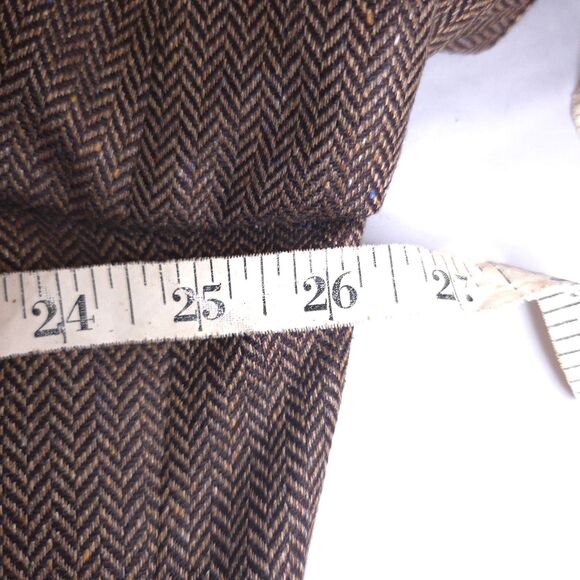 Hart Schaffner Marx Mens 48R Brown Elbow Patch 2-Button Sports Coat Blazer - Picture 8 of 10